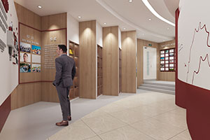 北京开放大学国际课程中心教学楼内