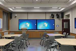 北京开放大学国际课程中心教室