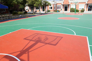 领科教育上海校区篮球场