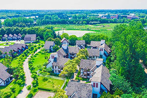 上海朝阳义塾俯瞰图