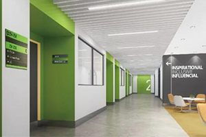 卡迪夫公学平湖学校教室走廊