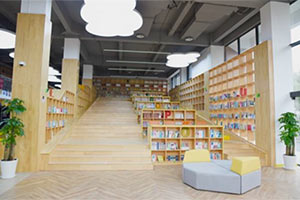 上海梦沃未来学院阶梯式图书馆