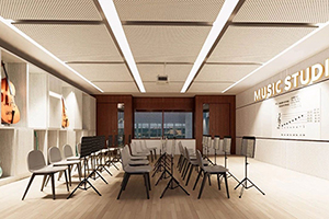 上海浦东新区民办籽奥高级中学影音室