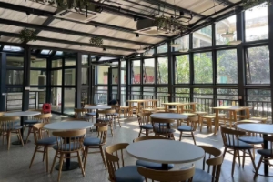 广州为明学校国际部餐厅一角