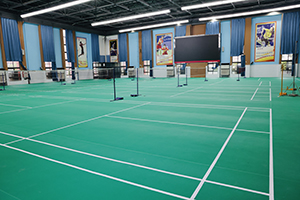 广州市香江中学国际部羽毛球场