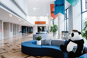 珠海横琴哈罗礼德学校入校大厅