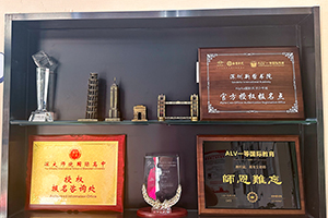 爱乐惟国际教育荣誉墙